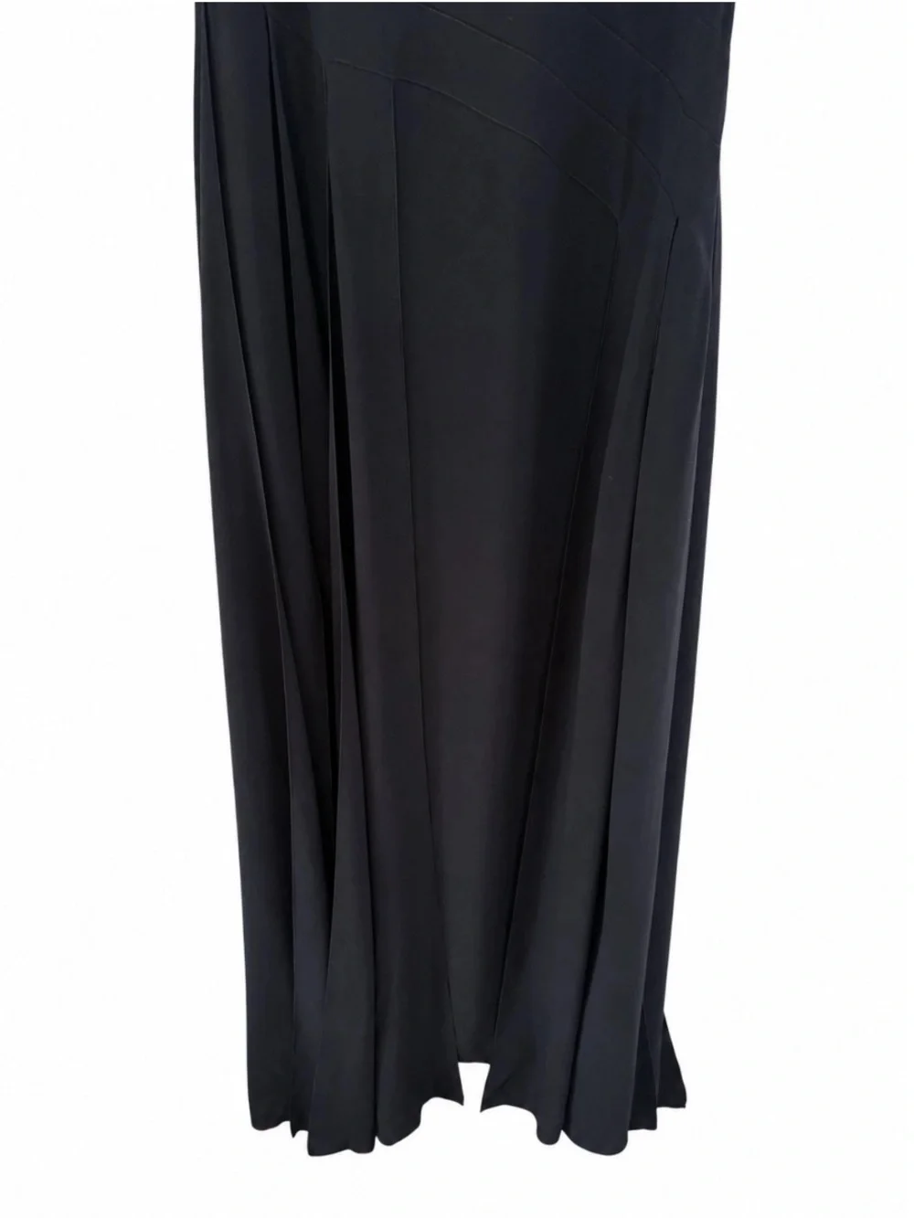 Archival Vintage Chanel 1994 Black Silk Evening Dress